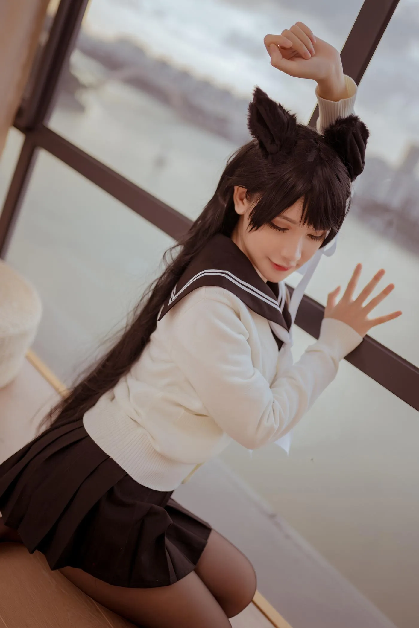 小野妹子w – NO.44 &前羽 校服 [29P]插图6